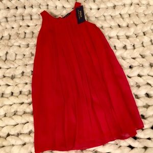 Polo rayon double layered sleeveless blouse